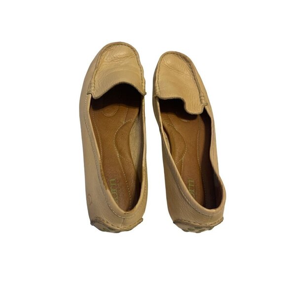 Born Light Brown Driving Leather Upper & Lining Loafers Size 9 (TINY WEAR) - Picture 1 of 7